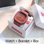 Square Quartz Wristwatch