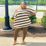 Striped Round Neck Sets - Taapano
